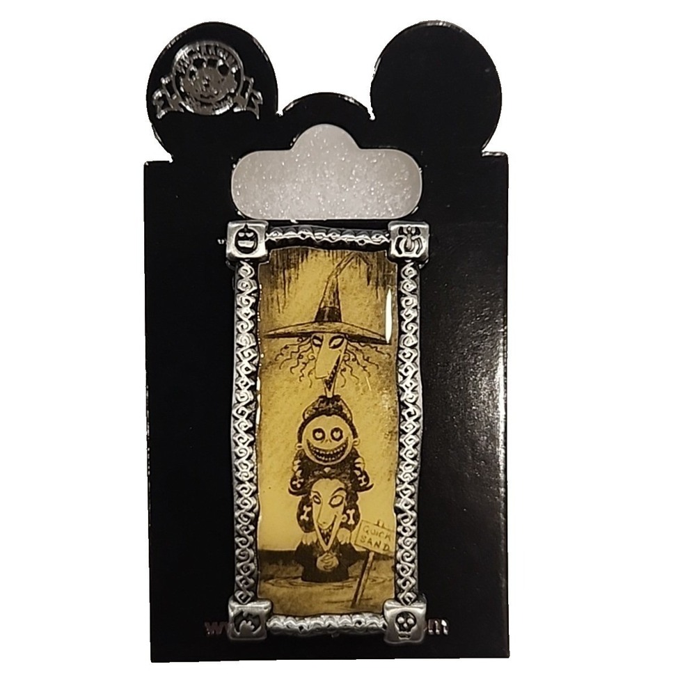 Disney Haunted Mansion Lock Shock‎ Nightmare Stretching Portrait NBC Pin 124247